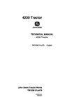 John Deere 4230 Tractor Service Manual Repair Shop Technical Book