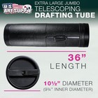 Jumbo Poster Tube Telescoping Adjustable 10-1 2  Diameter