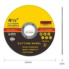 50pcs 115mm Cut Off Wheels Stainless Steel Metal Angle Grinder Cutting Discs Set
