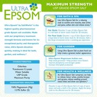 Saltworks Ultra Epsom Bath Salt Unscented Extra Fine Grain 5 Pound Bag