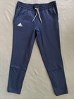 Adidas Team Issue Tapered Pants Mens Medium Ankle Zip Fleece   read    pin Hole 
