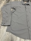 First Lite Ranger Stretch Snap Long Sleeve Shirt Mens M Gray Hunting Outdoor Vgc