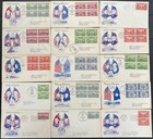 Lot Of 35 Army Navy Heroes  785-794 Grimsland Cachet First Day Covers