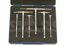 Shars Premium Chrome T-bore Telescoping Gage 5 16  - 6  6 Pc Set New P