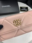 New 2026 Chanel Long Wallet Pink Caviar Leather