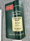 K   E Keuffel   Esser 4181-3 Slide Rule With Case And Instruction Book Wrong Box
