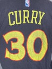 Steph Curry  30 Golden State Warriors Nba Adidas Gray T-shirt Men s Medium