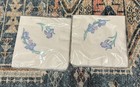 Vintage New Old Stock American Greetings Floral Cocktail Napkins 2 Packages Iris
