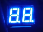 Blue 0 56  Inch 14 2mm 7 Segment Dual Led Display 18-pin Common Cathode 2-digit