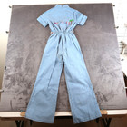 Vintage 70s Corduroy Bell Bottom Jumpsuit Women   s Flare Leg Full Zip Xs  s