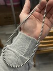 Sterling Silver 5mm 18    Plus 2    Ext Navajo Pearl Oxidized Beaded Necklace  925