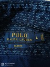 Polo Ralph Lauren Printed Shirt Long Sleeve Color Blue Slim Fit Size L