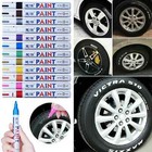 12pc Waterproof Permanent Paint Marker Pen For Car Tyre Tire Tread Rubber Metal