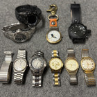 Mens Watch Lot Fossil Timex Quartz Relic As-is Assortment