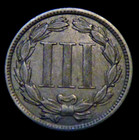 1881 3 Cent Nickel Piece Choice Ef Details With Visible Pillar Lines - Lot 340