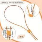 1set Genuine Leather Drawstring Strap For Noe Bucket Bag 36 6 Inch Detachable