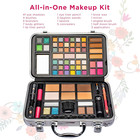 Makeup Kit Gift Set - 41 Eye Shadows  7 Body Glitters  1 Lip Liner Pencil  1 Lip