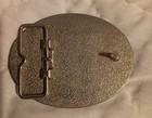 Men s Oval Silver Tone Metal Western Belt Buckle Eagle   Stars Theme