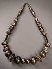 Vintage Navajo Old Pawn 28    Handcrafted Bench Bead Pearl Necklace Wow     