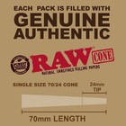 Raw Cones Single Size 70 24 Dogwalker  50 Pack 