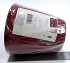 Classic Home Small Maroon Linen Clip On Lamp Light Shade 3 5  X 5 5  X 5 5 