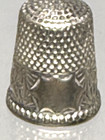 Antique Rare  Ketchan   Mcdougall Usa   Sterling Silver 925 Thimble Size 10