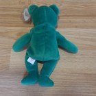 Ty Beanie Baby Erin The Bear Green 1997 With Errors  rare Collectible 
