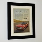 Framed 1970s Toyota Celica St Ad     Vintage Jdm Memorabilia   Classic Car Art