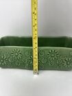 Vintage Art Pottery Flower Pot Planter Usa 152 Green Daisies