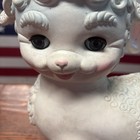 Vintage Edward Mobley Toy Lamb Working Squeaker   Blinking Eyes 1960 s