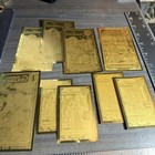 9 Goldbacks 4 Full Total Florida 1  Florida idaho Utah florida 24k Gold Foil 