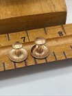 Vintage Gold Shirt Studs Park Roger 14k 10k Mismatched Pair