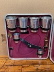Vintage Ever-wear Original Travel Trav-l Bar Portable Cocktail Kit With Case