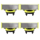 4x Blades Norelco Qp210 80 Oneblade Replacement Head For Qp2520  qp6510  qp6520