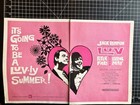 Luv 1967 Trade Print Ad Jack Lemmon Elaine May Peter Falk A Luv-ly Summer