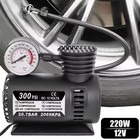 Heavy Duty 12v Portable 300psi Car Tyre Auto Tire Inflator Pump Air Compressor