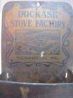 Dockash Stove Factory Scranton Pa Antique Advertising Match Holder Match Safe