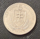 Slovakia 1939 Nickel 5 Korun Unc