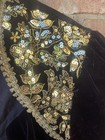 Vintage Zum Zum Women   s Double Breasted Velvet Sequined Jacket Steampunk Goth