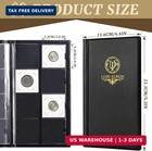 80 Pockets Collecting Album For 2x2 Inches Coin Flip - Classic Large Capacity Co
