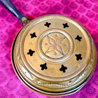 Atq Hand-punched Copper Bed Warmer     Exquisite Detailing     Collector   s Quality
