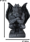 Ebros 6 5  Winged Gothic Troll Gargoyle Statue Night Sentry Guardian Figurine
