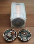 Tube Of 20 - One  1  Oz   999 Fine Copper Rounds America 250 Copper Reserve Mint