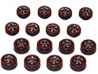 Redline Conversion Kit 16 Hot Swap Bearings-16 Deep Dish Wheels-8 Small 8 Medium