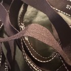 Calling All Hermes Lovers With Skills Brown Logo Grosgrain Ribbon Authentic