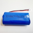 1pc 18650 3 7v 4400mah Li Ion Rechargeable Battery Pack With Jst-xh 2p 2 54 Conn