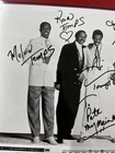 The Temptations Band Signed Star Direction Press Photo 8x10 Jsa Loa 5 Signatures