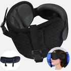 360 Travel Pillow Eye Mask Head Strap Support Neck Pillow Us Free Shipping