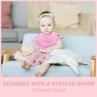 Baby Muslin Bibs  Bandana Drool Bib For Girls  Adjustable 100  Cotton Soft Ba   