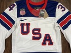 Nike Team Usa Auston Matthews 34 White Hockey Jersey 100  Authentic